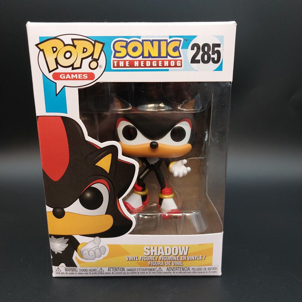 Funko Pop Sonic The Hedgehog Shadow 285 Games Vinyl Figure Sega Collectible